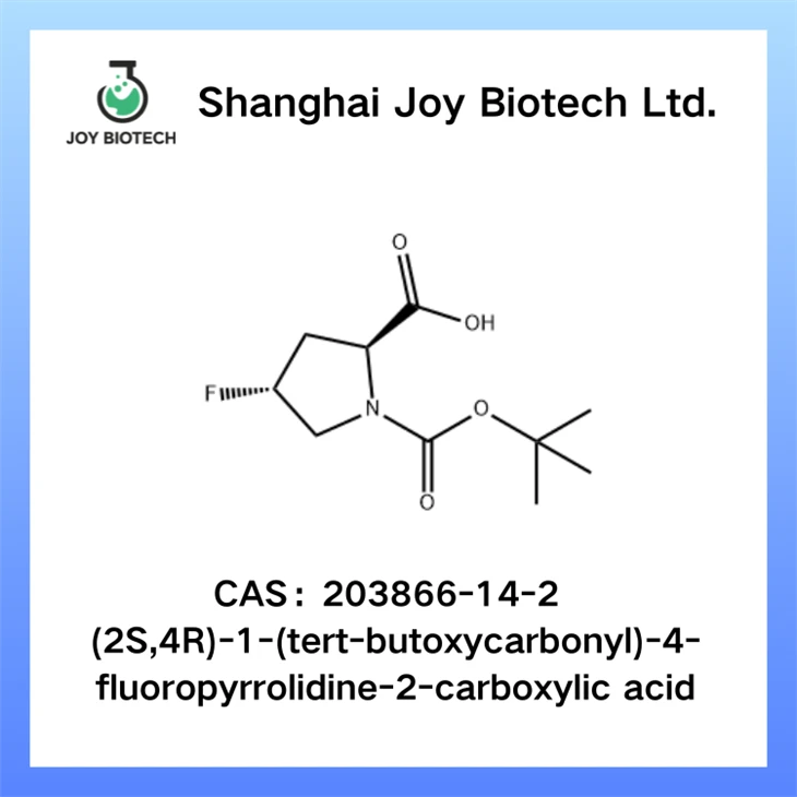 (2S,4R)-1-(tert-butoksikarbonil)-4-ftorpirrolidin-2-karboksilik kislota CAS NO 203866-14-2